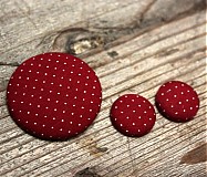 Sady šperkov - Náušky a brošňa "Very little dots" - 957310