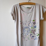 Topy, tričká, tielka - Doodle tričko - 988534