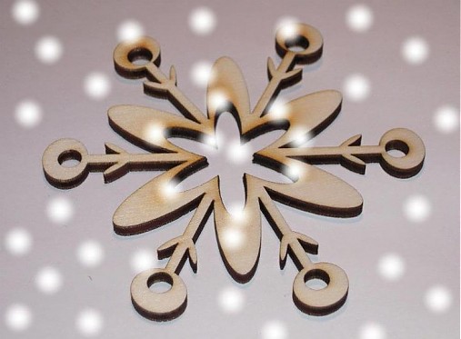Dekorácie - Vločka 6 - 1005906