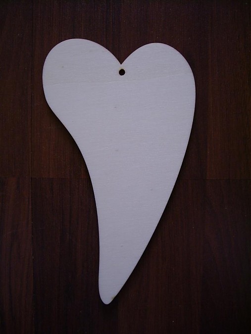 Materiál ručne robený - Drevené srdce 2 - 1088145