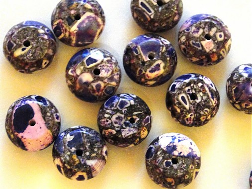 MARBLE kameň 8x13mm-1ks (fialová)