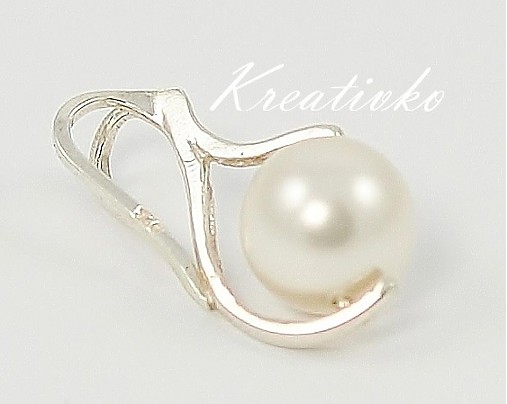  - Perlový prívesok - White - 1271610