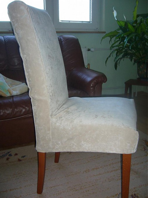  - Poťah na stoličku (vysoká stolička ako na fotke, poťah dekoračná látka) - 1310918