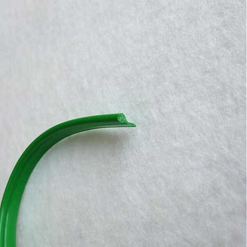 Kéder, PVC paspuľka - zelený