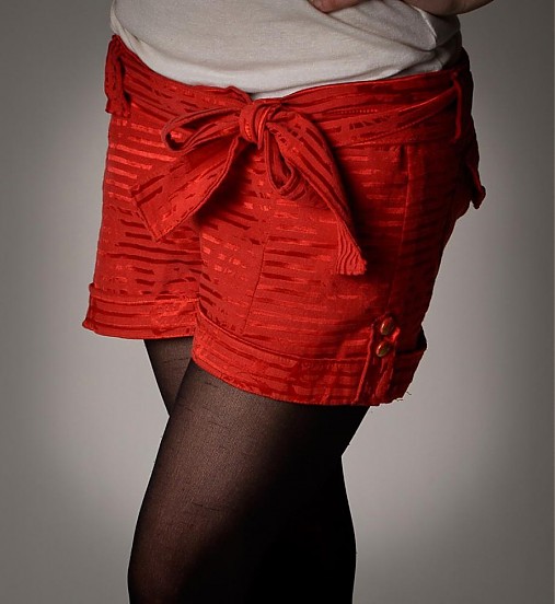 Nohavice - red shorts - 1400258