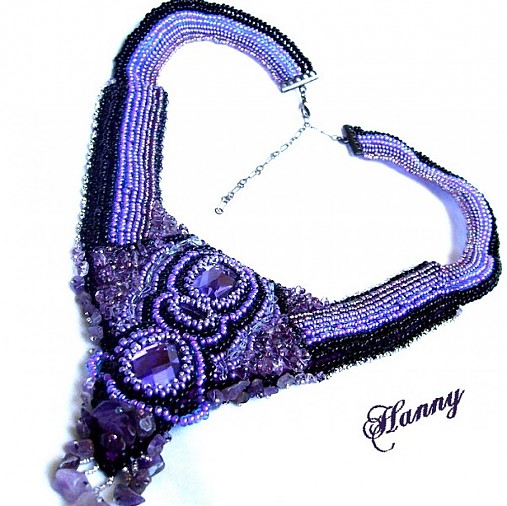 Náhrdelníky - Náhrdelník Frozen blueberries sleva z 38,- Euro - 1822077