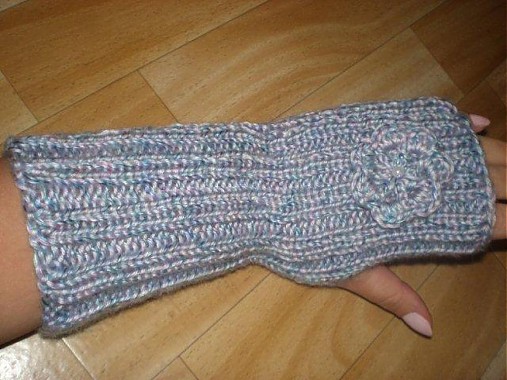 Rukavice - Ručne pletené rukavice - 183037