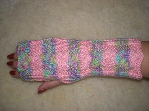 Rukavice - Ručne pletené  rukavice - 183047