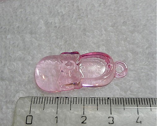 Topánočka plast-1ks (ružová)