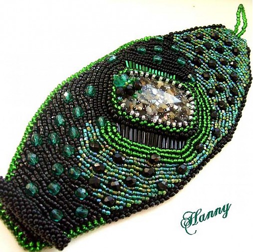 Náramky - Náramek Green grass, Black Forest  sleva ze 30,- Euro - 1889650