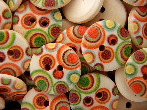 Galantéria - Drevený gombík - 15 mm (Gd-aa-004) - 1941701