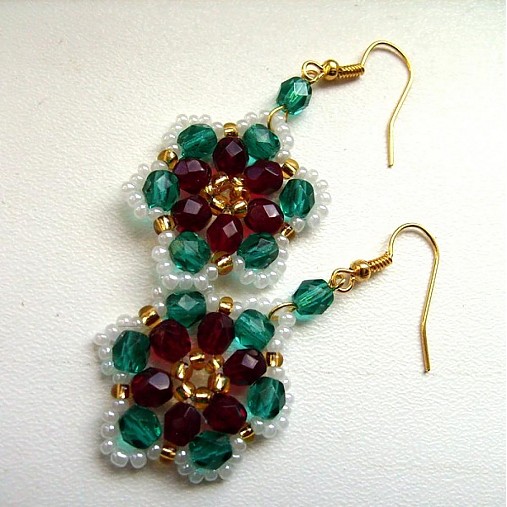 Náušnice - Náušnice Vánoční - 1991792