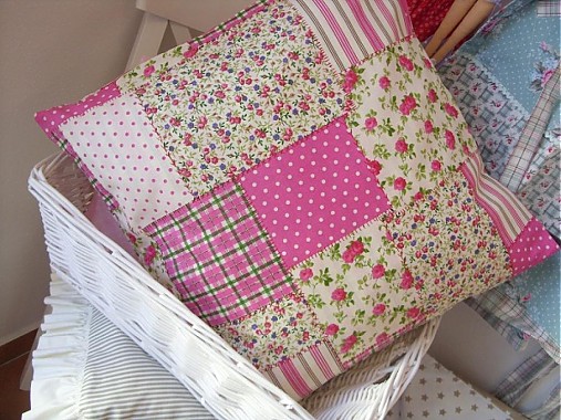patchwork vankúšik:)