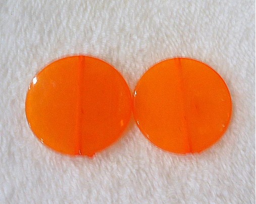 MILK plast placka 30mm-1ks (orange)