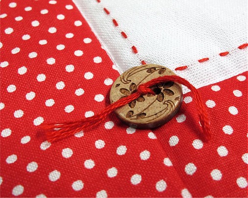 Obliečka na vankúš, Sobík červený