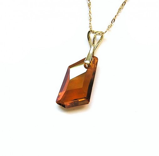 Náhrdelníky - Swarovski s pozláteným striebrom - 2074968