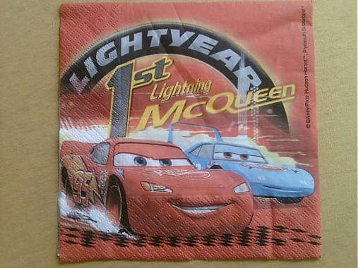 Papier - Servítka Cars II 4ks (S106) - 2117398