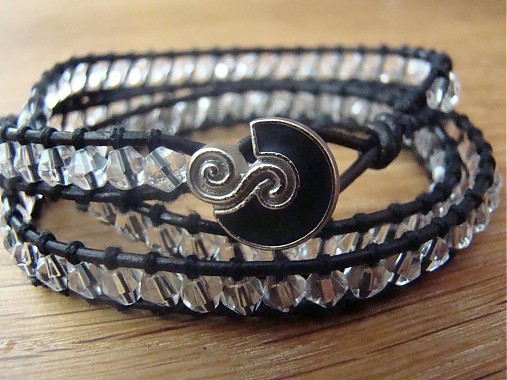Náramky - Wrap náramok crystal  - 2152400