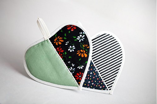 Úžitkový textil - chňapka Srdce - 2207988