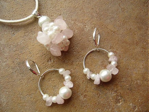 Sady šperkov - Sada MALÁ ROSELLA (ruženín) - 2214473