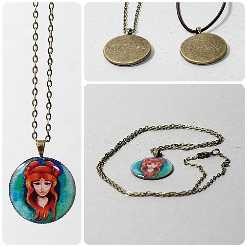 Náhrdelníky - CANCER - Rak - Medailónik podľa znamenia - 2224138