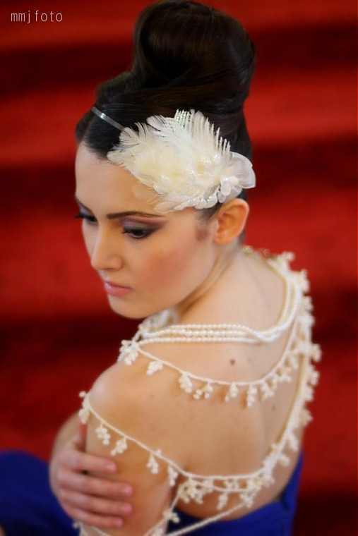 Ozdoby do vlasov - White Audrey by Hogo Fogo - 2252633