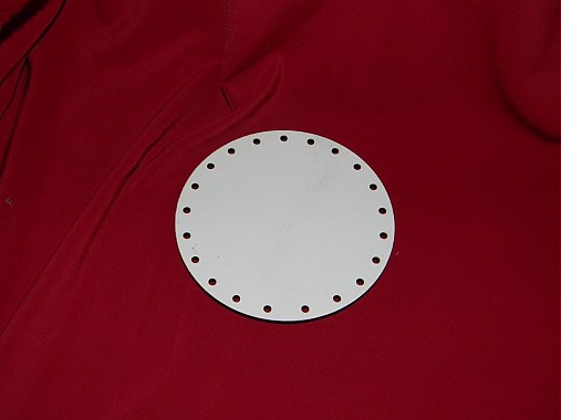 Materiál ručne robený - Spodok kruh na Pedig 10cm - 2265618