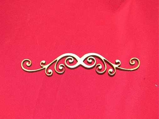 Materiál ručne robený - Vyrezavaný ornament 3 - 2272607