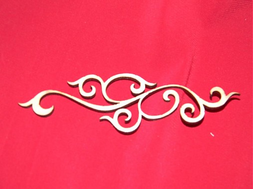 Materiál ručne robený - Vyrezavaný ornament 5 - 2272623
