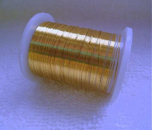Bižutérny drôt 0,3mm-10m (2-zlatá)