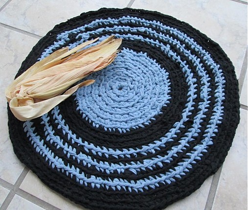 Úžitkový textil - Okrúhliačik háčkovaný... - 2302662