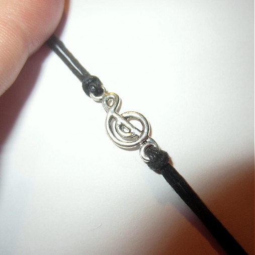 Náramky - Náramok s husľovým kľúčikom .))  - 2303209