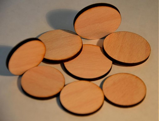Materiál ručne robený - kolieska - sada 8 ks - 2343762
