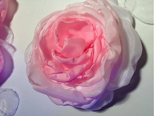 Ozdoby do vlasov - From white to pink - 2369676