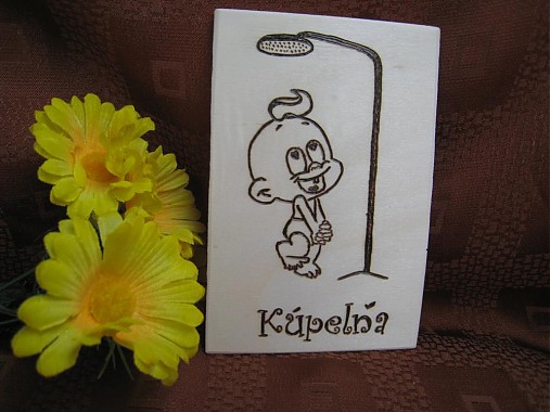 Tabuľky - obrázok na dvere - 2405119