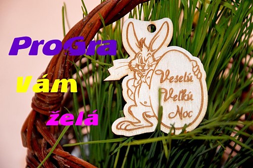 Dekorácie - Veľkonočná ozdôbka č. 1: zajačik so želaním - 2458569