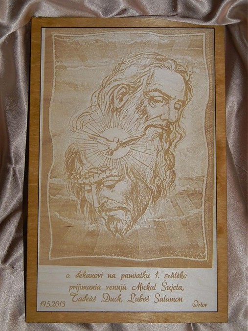 Dekorácie - Poďakovanie obraz 1.sväte  - 2544632