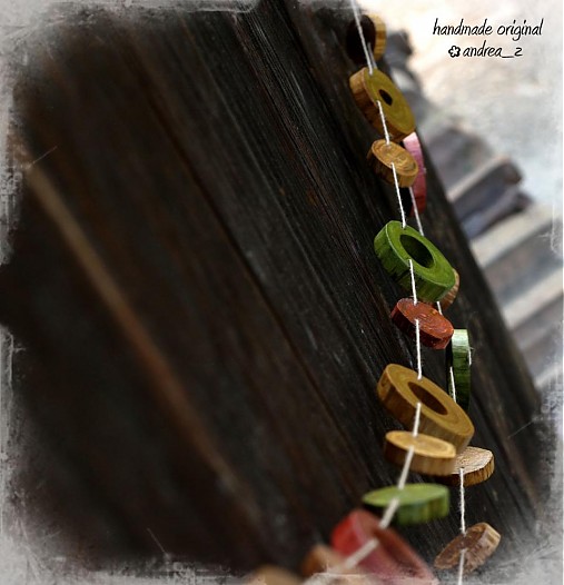 Tabuľky - girlanda drevená - 2544861