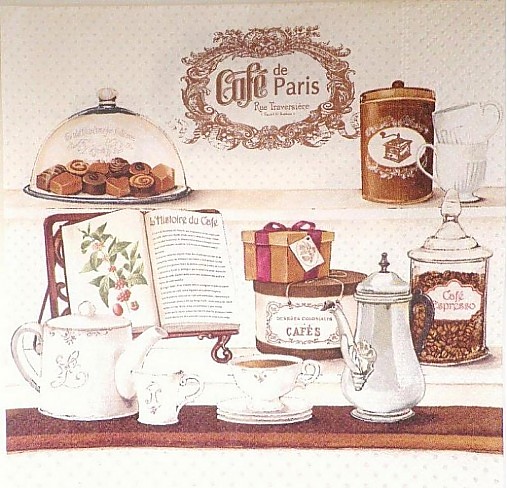 - Servítka "Café de Paris" ihneď - 2565325