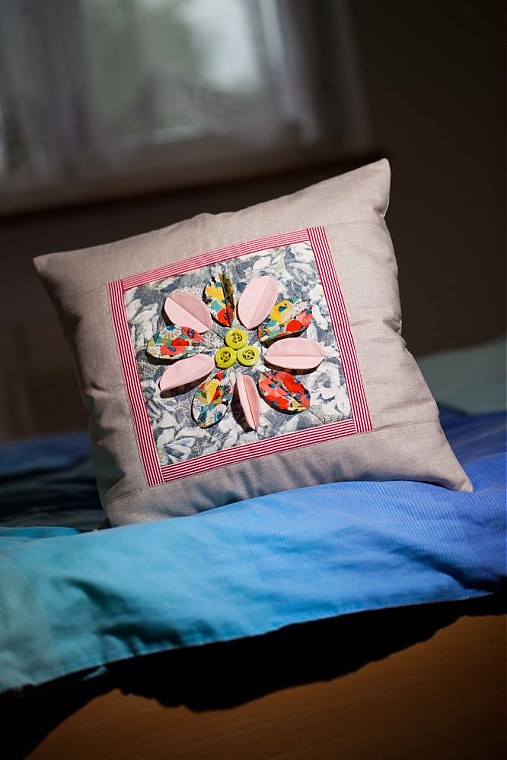 Úžitkový textil - vankúš Patchwork (návlek) - 2664611