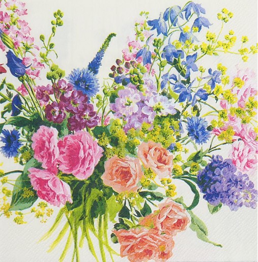  - Bouquet of Flowers cream - Kytica kvetov - 2701757