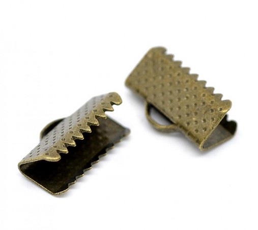 Komponenty - Koncovka bronzová - 1ks - 2726002