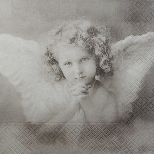  - Servítka "Vintage - Angel prayer" - 2752302