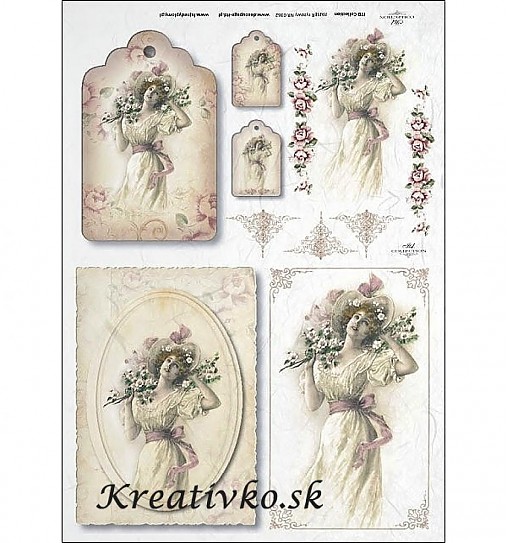  - Ryžový papier - R 0362  Slečna - 2787032