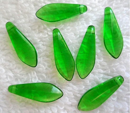 Skl.jazýčky 16mm-1ks (emerald)