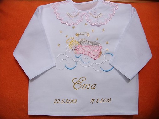 Detské oblečenie - Košieľka na krst - 2804306