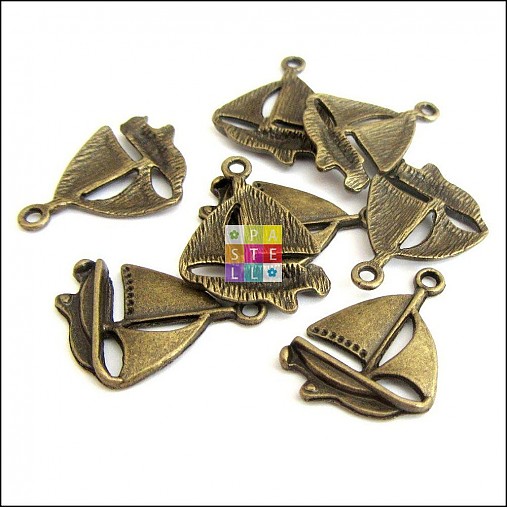 Komponenty - (1212) Loďka, 23 x 17 mm - 1 ks - 2835404