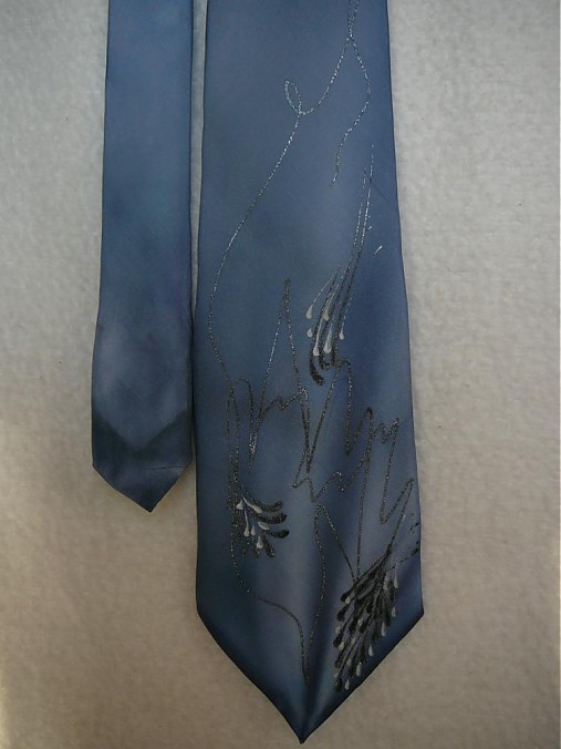  - kravata modrá abstrakt - 2909176