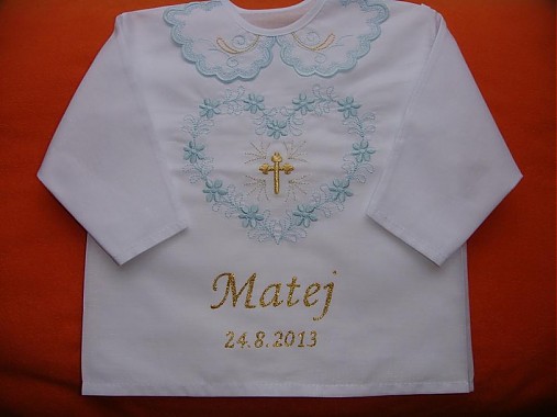 Detské oblečenie - Košieľka na krst - 2918018
