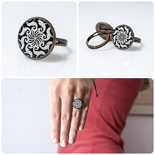 Prstene - TRIBAL SPIRAL SUN - 3025102